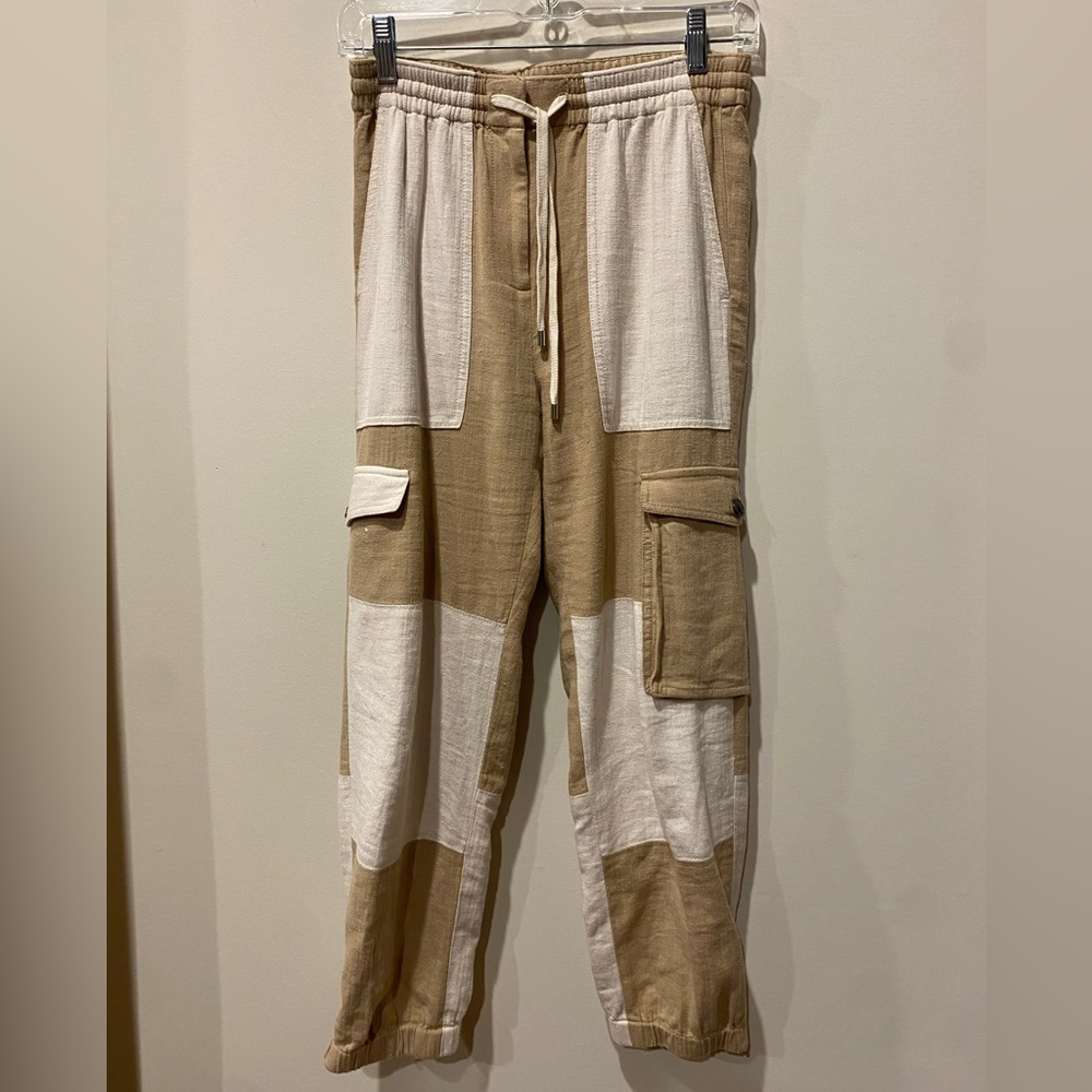 Jcrew linen cargo pants